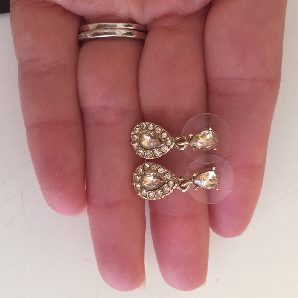 Givenchy Gold Drop Earrings - Picture 2 of 3